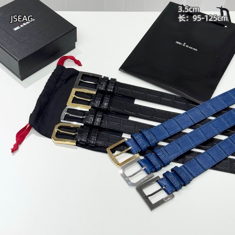 Kiton belt 35mmX95-125cm 8L05